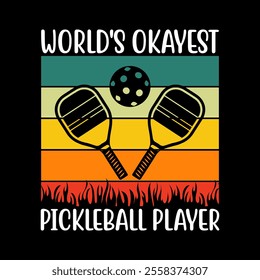 Pickleball t-shirt Design, Funny Pickleball vector t-shirt design, Vintage Pickleball design, Pickleball lover t-shirt