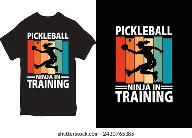 Pickleball t-shirt Design for Male and Female.