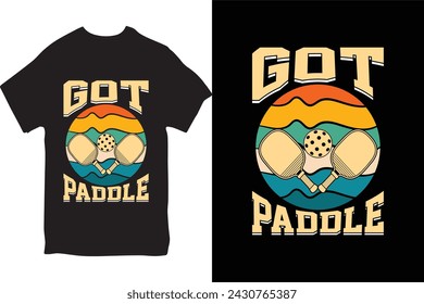 Pickleball t-shirt Design for Male and Female.
