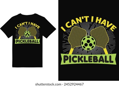 Pickleball t-shirt Design for Man and woman,Pickleball t-shirt design vector print template. Best Pickleball t-shirt design Pickle ball Retro Vintage Sports Pickleball T-shirt