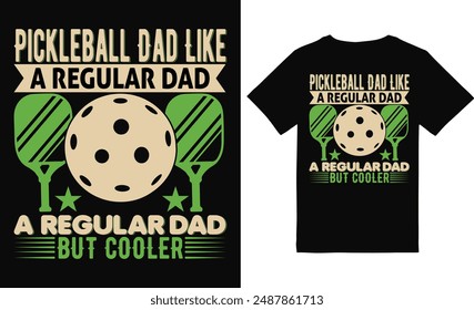 Pickleball t-shirt design or pickleball poster Design or Pickleball illustration
