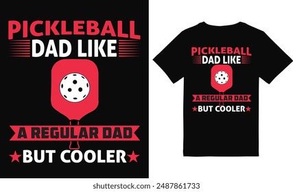 Pickleball t-shirt design or pickleball poster Design or Pickleball illustration