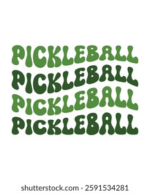 PICKLEBALL. T-SHIRT DESIGN. PRINT TEMPLATE.TYPOGRAPHY VECTOR ILLUSTRATION.