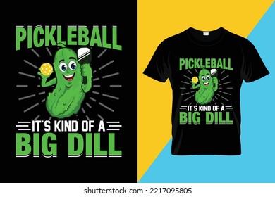 Pickleball t-shirt design vector download