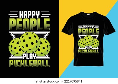 Pickleball t-shirt design vector download