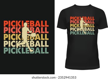 
Pickleball t-shirt design vector file