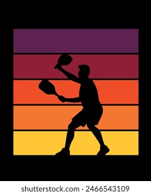 Pickleball t-shirt design Vector illustration 