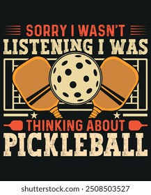 Pickleball tshirt design vector illustration