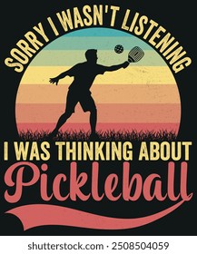 Pickleball tshirt design vector illustration