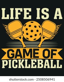 Pickleball tshirt design vector illustration