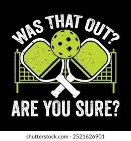 Pickleball t-shirt design vector illustration, Pickleball T-shirt Design