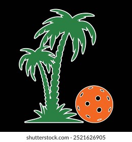 Pickleball t-shirt design vector illustration, Pickleball T-shirt Design