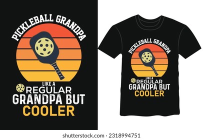 Pickleball t-shirt design vector print template. Best Pickleball t-shirt design Pickle ball Retro Vintage Sports Pickleball T-shirt pickleball court SVG t shirt, Pickle ball Design print vector.