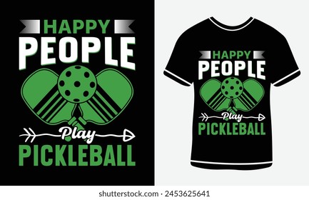 Pickleball t-shirt design vector print template. Best pickleball t-shirt design paddle vector t-shirt vector bundle, pickleball shirt Pickle ball Design print vector.