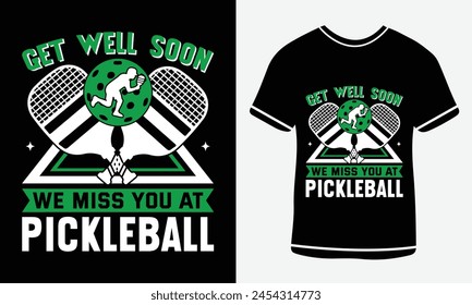 Pickleball t-shirt design vector print template. Best Pickleball t-shirt design Pickle ball Retro Vintage Sports Pickleball T-shirt, Pickle ball Design print vector.