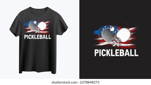 Pickleball typography t-shirt design, Pickleball t-shirt design