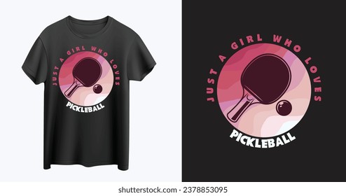 Pickleball typography t-shirt design, Pickleball t-shirt design