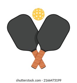 Pickleball Vector, Pickleball Icon, Pickleball Paddle, Tennis Paddle, Vector Illustration Background	