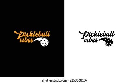 Pickleball Vibes T shirt design, typography