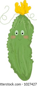 Pickled cucumber character vector