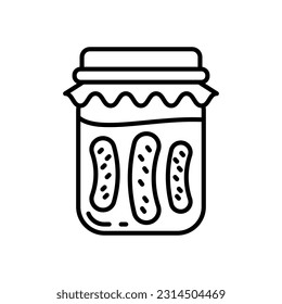 Pickles icon in vector. Illustration