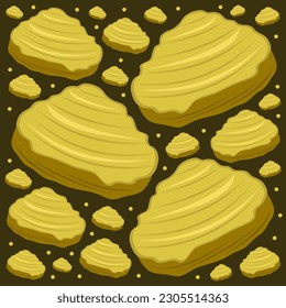 Pickles slice flat vector illustration. Cute fresh yellow sour pickles slice ingredient cartoon vector illustration for graphic design and decorative element