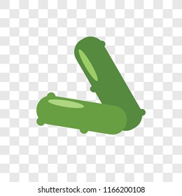 Pickles vector icon isolated on transparent background, Pickles logo concept