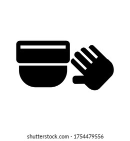 pickpocket icon or logo isolated sign symbol vector illustration - high quality black style vector icons