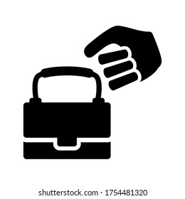 pickpocket icon or logo isolated sign symbol vector illustration - high quality black style vector icons
