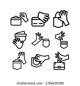 pickpocket icon or logo isolated sign symbol vector illustration - Collection of high quality black style vector icons
