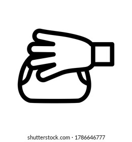 pickpocket icon or logo isolated sign symbol vector illustration - high quality black style vector icons
