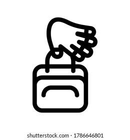 pickpocket icon or logo isolated sign symbol vector illustration - high quality black style vector icons
