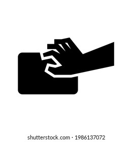 pickpocket icon or logo isolated sign symbol vector illustration - high quality black style vector icons
