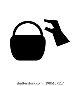 pickpocket icon or logo isolated sign symbol vector illustration - high quality black style vector icons
