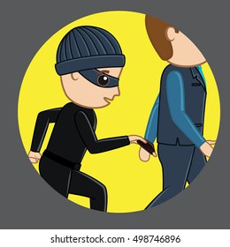 Pickpocket Trying to Steal Wallet
