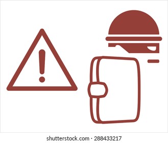 Pickpocket Warning Sign