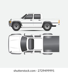 Coche de recogida doble cabina 4x4