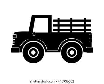 Pickup car vector illustrator