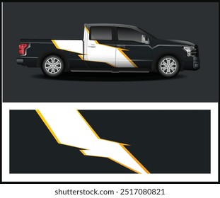  Diseño de envoltura de coche pickup Gráficos 