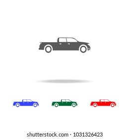 pickup icon. Elements in multi colored icons for mobile concept and web apps. Icons for website design and development, app development on white background