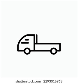 pickup icon, isolated icon in light background, perfect for website, blog, logo, graphic design, social media, UI, mobile app
