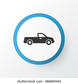 Pickup Icon Symbol. Premium Quality Isolated Carriage Element In Trendy Style.