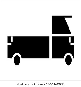 pickup icon vector illustration logo template for many purpose. Isolated on white background.