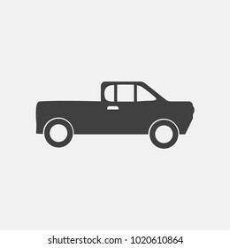 pickup icon vector. shipping. deliver car icon vector