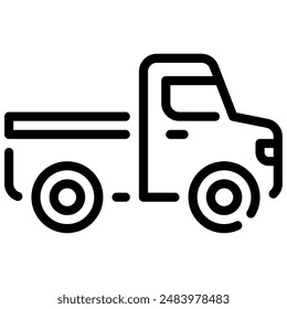 Pickup icon for web, app, infographic, etc