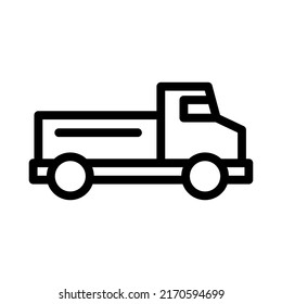 pickup line icon illustration vector graphic 