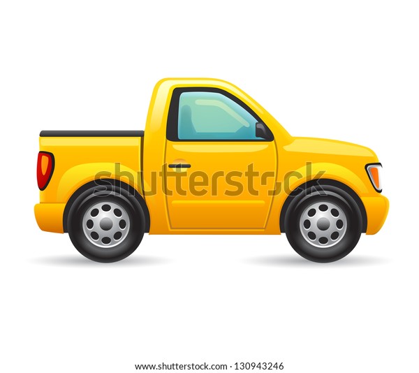 Pickup Truck Stock Vector (Royalty Free) 130943246