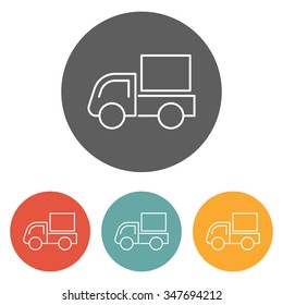 pickup truck icon