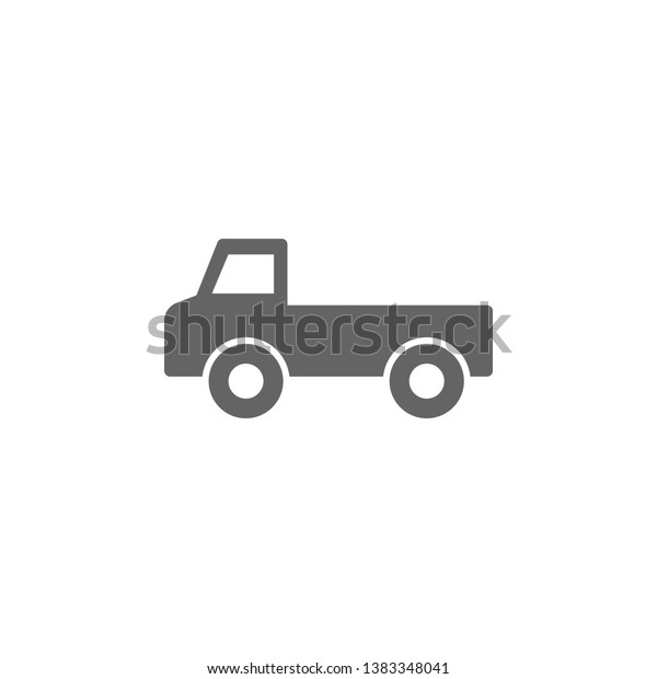 pickup truck icon. Element of simple transport
icon. Premium quality graphic design icon. Signs and symbols
collection icon for
websites