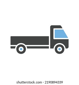 Pickup Truck icon vector image. Can also be used for Vehicles. Suitable for mobile apps, web apps and print media.